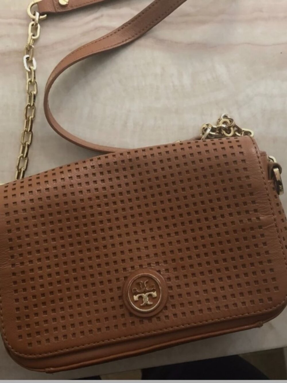 Tory Burch Robsinson Perforated Crossbody